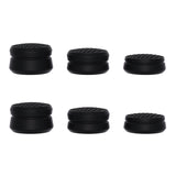 PlayVital 3 Height Armor Thumbs Cushion Caps Thumb Grips for ps5, for ps4, Thumbstick Grip Cover for Xbox Core Wireless Controller, Thumb Grip Caps for Xbox One, Elite Series 2, for Switch Pro - Black - PJM3067