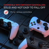 PlayVital 3 Height Armor Thumbs Cushion Caps Thumb Grips for ps5, for ps4, Thumbstick Grip Cover for Xbox Core Wireless Controller, Thumb Grip Caps for Xbox One, Elite Series 2, for Switch Pro - Black - PJM3067