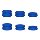 PlayVital 3 Height Armor Thumbs Cushion Caps Thumb Grips for ps5, for ps4, Thumbstick Grip Cover for Xbox Core Wireless Controller, Thumb Grip Caps for Xbox One, Elite Series 2, for Switch Pro - Blue - PJM3070