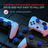 PlayVital 3 Height Armor Thumbs Cushion Caps Thumb Grips for ps5, for ps4, Thumbstick Grip Cover for Xbox Core Wireless Controller, Thumb Grip Caps for Xbox One, Elite Series 2, for Switch Pro - Blue - PJM3070