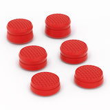 PlayVital 3 Height Armor Thumbs Cushion Caps Thumb Grips for ps5, for ps4, Thumbstick Grip Cover for Xbox Core Wireless Controller, Thumb Grip Caps for Xbox One, Elite Series 2, for Switch Pro - Passion Red - PJM3071
