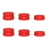 PlayVital 3 Height Armor Thumbs Cushion Caps Thumb Grips for ps5, for ps4, Thumbstick Grip Cover for Xbox Core Wireless Controller, Thumb Grip Caps for Xbox One, Elite Series 2, for Switch Pro - Passion Red - PJM3071