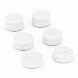 PlayVital 3 Height Armor Thumbs Cushion Caps Thumb Grips for ps5, for ps4, Thumbstick Grip Cover for Xbox Core Wireless Controller, Thumb Grip Caps for Xbox One, Elite Series 2, for Switch Pro - White - PJM3068