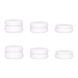 PlayVital 3 Height Armor Thumbs Cushion Caps Thumb Grips for ps5, for ps4, Thumbstick Grip Cover for Xbox Core Wireless Controller, Thumb Grip Caps for Xbox One, Elite Series 2, for Switch Pro - White - PJM3068