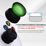 PlayVital 3 Height Hurricane Thumbs Cushion Caps Thumb Grips for ps5, for ps4, Thumbstick Grip Cover for Xbox Core Wireless Controller, Thumb Grips for Xbox One, Elite Series 2, for Switch Pro - Black - PJM3062