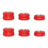 PlayVital 3 Height Hurricane Thumbs Cushion Caps Thumb Grips for ps5, for ps4, Thumbstick Grip Cover for Xbox Core Wireless Controller, Thumb Grips for Xbox One, Elite Series 2, for Switch Pro - Passion Red - PJM3066