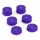 PlayVital 3 Height Hurricane Thumbs Cushion Caps Thumb Grips for ps5, for ps4, Thumbstick Grip Cover for Xbox Core Wireless Controller, Thumb Grips for Xbox One, Elite Series 2, for Switch Pro - Purple - PJM3064