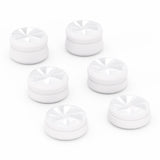 PlayVital 3 Height Hurricane Thumbs Cushion Caps Thumb Grips for ps5, for ps4, Thumbstick Grip Cover for Xbox Core Wireless Controller, Thumb Grips for Xbox One, Elite Series 2, for Switch Pro - White - PJM3063
