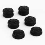 PlayVital 3 Height Razor Thumbs Cushion Caps Thumb Grips for ps5, for ps4, Thumbstick Grip Cover for Xbox Core Wireless Controller, Thumb Grip Caps for Xbox One, Elite Series 2, for Switch Pro - Black - PJM3057