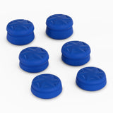 PlayVital 3 Height Razor Thumbs Cushion Caps Thumb Grips for ps5, for ps4, Thumbstick Grip Cover for Xbox Core Wireless Controller, Thumb Grip Caps for Xbox One, Elite Series 2, for Switch Pro - Blue - PJM3060