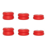 PlayVital 3 Height Razor Thumbs Cushion Caps Thumb Grips for ps5, for ps4, Thumbstick Grip Cover for Xbox Core Wireless Controller, Thumb Grip Caps for Xbox One, Elite Series 2, for Switch Pro - Passion Red - PJM3061