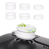 PlayVital 3 Height Razor Thumbs Cushion Caps Thumb Grips for ps5, for ps4, Thumbstick Grip Cover for Xbox Core Wireless Controller, Thumb Grip Caps for Xbox One, Elite Series 2, for Switch Pro - White - PJM3058