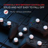 PlayVital 3 Height Razor Thumbs Cushion Caps Thumb Grips for ps5, for ps4, Thumbstick Grip Cover for Xbox Core Wireless Controller, Thumb Grip Caps for Xbox One, Elite Series 2, for Switch Pro - White - PJM3058