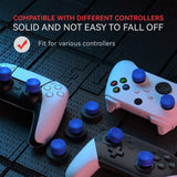 PlayVital 3 Height Turbine Thumbs Cushion Caps Thumb Grips for ps5, for ps4, Thumbstick Grip Cover for Xbox Core Wireless Controller, Thumb Grips for Xbox One, Elite Series 2, for Switch Pro - Blue - PJM3055