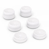 PlayVital 3 Height Turbine Thumbs Cushion Caps Thumb Grips for ps5, for ps4, Thumbstick Grip Cover for Xbox Core Wireless Controller, Thumb Grips for Xbox One, Elite Series 2, for Switch Pro - White - PJM3053