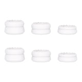 PlayVital 3 Height Turbine Thumbs Cushion Caps Thumb Grips for ps5, for ps4, Thumbstick Grip Cover for Xbox Core Wireless Controller, Thumb Grips for Xbox One, Elite Series 2, for Switch Pro - White - PJM3053