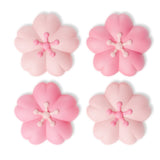 PlayVital 4 Pcs Thumb Grips for Nintendo Switch 2, Kawaii Silicone Thumbstick Caps for Joycon 2, Joystick Cover for Switch 2 Accessories - Blush Cherry Blossom Petals - WWYNTJ027