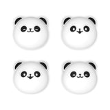 PlayVital 4 Pcs Thumb Grips for Nintendo Switch 2, Kawaii Silicone Thumbstick Caps for Joycon 2, Joystick Cover for Switch 2 Accessories - Chubby Panda - WWYNTJ009