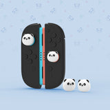 PlayVital 4 Pcs Thumb Grips for Nintendo Switch 2, Kawaii Silicone Thumbstick Caps for Joycon 2, Joystick Cover for Switch 2 Accessories - Chubby Panda - WWYNTJ009