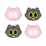 PlayVital 4 Pcs Thumb Grips for Nintendo Switch 2, Kawaii Silicone Thumbstick Caps for Joycon 2, Joystick Cover for Switch 2 Accessories - Moonlight Cat - WWYNTJ017