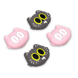 PlayVital 4 Pcs Thumb Grips for Nintendo Switch 2, Kawaii Silicone Thumbstick Caps for Joycon 2, Joystick Cover for Switch 2 Accessories - Moonlight Cat - WWYNTJ017