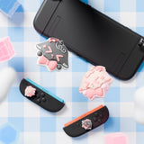 PlayVital 4 Pcs Thumb Grips for Nintendo Switch 2, Kawaii Silicone Thumbstick Caps for Joycon 2, Joystick Cover for Switch 2 Accessories - Needy Sheep - WWYNTJ019