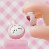 PlayVital 4 Pcs Thumb Grips for Nintendo Switch 2, Kawaii Silicone Thumbstick Caps for Joycon 2, Joystick Cover for Switch 2 Accessories - Pink Cosplaying Kitten & Puppy - WWYNTJ008