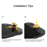 PlayVital 4 Pcs Thumb Grips for Nintendo Switch 2, Kawaii Silicone Thumbstick Caps for Joycon 2, Joystick Cover for Switch 2 Accessories - Taiyaki Kitten - WWYNTJ018