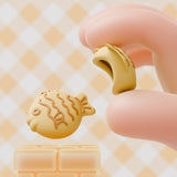 PlayVital 4 Pcs Thumb Grips for Nintendo Switch 2, Kawaii Silicone Thumbstick Caps for Joycon 2, Joystick Cover for Switch 2 Accessories - Taiyaki Kitten - WWYNTJ018