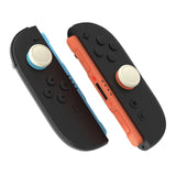 PlayVital 4Pcs Thumb Grip Caps for Nintendo Switch 2, Silicone Thumbstick Grip Cover for Switch 2, Comfort Joystick Caps for Joycon 2 - Antique Yellow - WWYNTM008