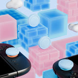 PlayVital 4Pcs Thumb Grip Caps for Nintendo Switch 2, Silicone Thumbstick Grip Cover for Switch 2, Comfort Joystick Caps for Joycon 2 - Heaven Blue - WWYNTM061