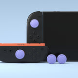 PlayVital 4Pcs Thumb Grip Caps for Nintendo Switch 2, Silicone Thumbstick Grip Cover for Switch 2, Comfort Joystick Caps for Joycon 2 - Light Violet - WWYNTM059