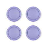 PlayVital 4Pcs Thumb Grip Caps for Nintendo Switch 2, Silicone Thumbstick Grip Cover for Switch 2, Comfort Joystick Caps for Joycon 2 - Light Violet - WWYNTM059