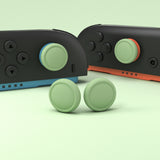 PlayVital 4Pcs Thumb Grip Caps for Nintendo Switch 2, Silicone Thumbstick Grip Cover for Switch 2, Comfort Joystick Caps for Joycon 2 - Matcha Green - WWYNTM005
