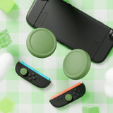 PlayVital 4Pcs Thumb Grip Caps for Nintendo Switch 2, Silicone Thumbstick Grip Cover for Switch 2, Comfort Joystick Caps for Joycon 2 - Matcha Green - WWYNTM005