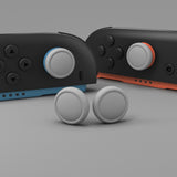 PlayVital 4Pcs Thumb Grip Caps for Nintendo Switch 2, Silicone Thumbstick Grip Cover for Switch 2, Comfort Joystick Caps for Joycon 2 - New Hope Gray - WWYNTM035