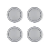 PlayVital 4Pcs Thumb Grip Caps for Nintendo Switch 2, Silicone Thumbstick Grip Cover for Switch 2, Comfort Joystick Caps for Joycon 2 - New Hope Gray - WWYNTM035