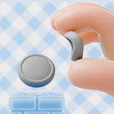 PlayVital 4Pcs Thumb Grip Caps for Nintendo Switch 2, Silicone Thumbstick Grip Cover for Switch 2, Comfort Joystick Caps for Joycon 2 - New Hope Gray - WWYNTM035