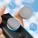PlayVital 4Pcs Thumb Grip Caps for Nintendo Switch 2, Silicone Thumbstick Grip Cover for Switch 2, Comfort Joystick Caps for Joycon 2 - New Hope Gray - WWYNTM035