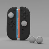 PlayVital 4Pcs Thumb Grip Caps for Nintendo Switch 2, Silicone Thumbstick Grip Cover for Switch 2, Comfort Joystick Caps for Joycon 2 - New Hope Gray - WWYNTM035