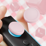 PlayVital 4Pcs Thumb Grip Caps for Nintendo Switch 2, Silicone Thumbstick Grip Cover for Switch 2, Comfort Joystick Caps for Joycon 2 - Pink - WWYNTM004