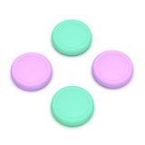 PlayVital 4Pcs Thumb Grip Caps for Nintendo Switch 2, Silicone Thumbstick Grip Cover for Switch 2, Comfort Joystick Caps for Joycon 2 - Soft Violet & Mint Green - WWYNTM073
