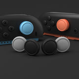 PlayVital 8Pcs Thumb Grip Caps for Nintendo Switch 2, Silicone Thumbstick Grip Cover for Switch 2, Comfort Joystick Caps for Joycon 2 - Black & Gray & Blue & Orange - WWYNTM036