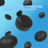 PlayVital 8 in 1 Pro Thumbs Grip Caps for Nintendo Switch 2, Ergonomic Anti-Slip Joystick Caps for Joycon 2 Grip, 8Pcs Thumbstick Cover Accessories for Switch 2 - Black - WWYNTM001