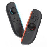 PlayVital 8 in 1 Pro Thumbs Grip Caps for Nintendo Switch 2, Ergonomic Anti-Slip Joystick Caps for Joycon 2 Grip, 8Pcs Thumbstick Cover Accessories for Switch 2 - Black - WWYNTM001