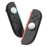 PlayVital 8 in 1 Pro Thumbs Grip Caps for Nintendo Switch 2, Ergonomic Anti-Slip Joystick Caps for Joycon 2 Grip, 8Pcs Thumbstick Cover Accessories for Switch 2 - White - WWYNTM002