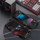 PlayVital Full Set Protective Skin Decal for Steam Deck, Custom Stickers Vinyl Cover for Steam Deck Handheld Gaming PC - Abyss Knight - SDTM073