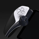 PlayVital Hexagonal Diamond Pattern Premium Anti-Slip Grips for PS Portal Remote Player - Black - EJKPPM001