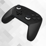 PlayVital for Nintendo Switch 2 Pro Controller Grip - Anti-Slip PU Grip Skin with Silicone Back Button Cover for Switch 2 Pro Controller Accessories, Sweat-Absorbent - Hexagonal Textured Black - ZALPTM001