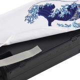 PlayVital Nylon Dust Cover, Soft Neat Lining Dust Guard, Anti Scratch Waterproof Cover Sleeve for Nintendo Switch & Switch OLED Charging Dock - The Great Wave - NTA8011